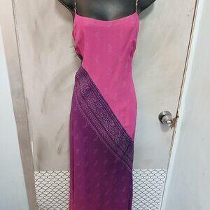 CL by Laundry Fuchsia and Plum Maxi Dress